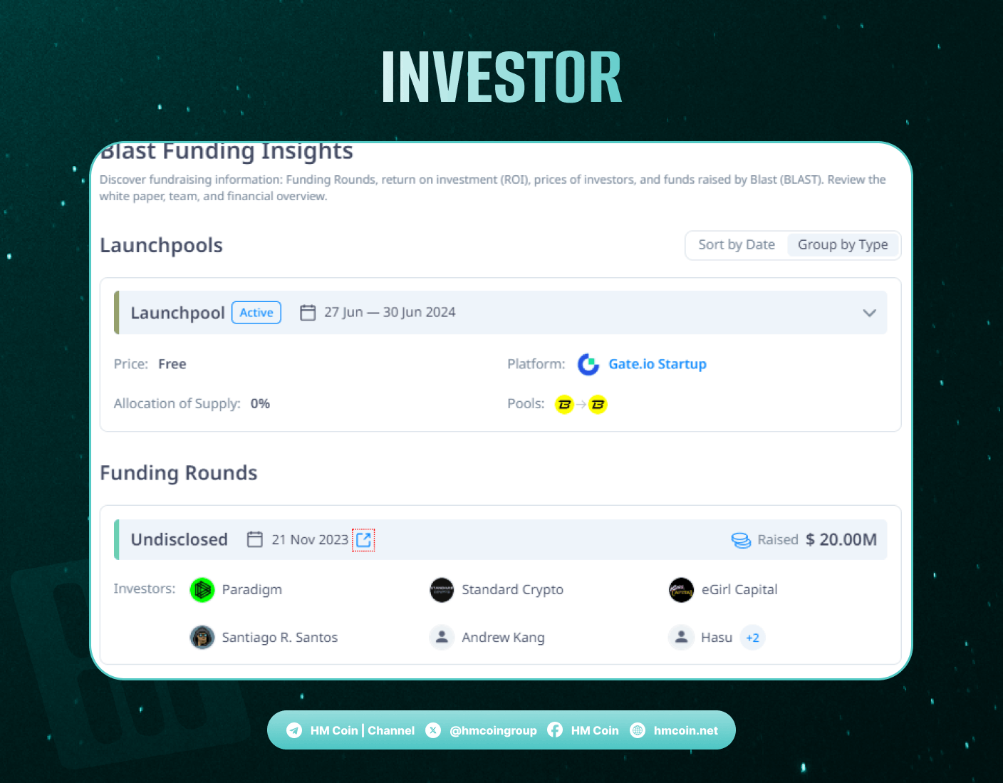 investor blast